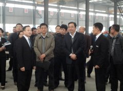 <b>Warmly welcome government leaders visit our company and insp</b>